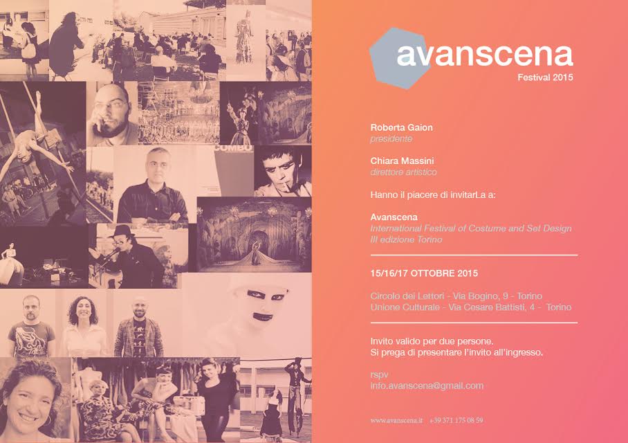 Avanscena. International Festival of Costume and Set Design